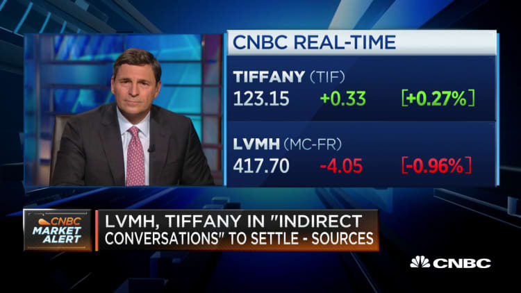 LVMH and Tiffany are in 'indirect conversations' to settle, sources tell CNBC