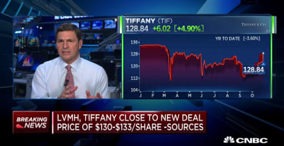 LVMH, Tiffany close to new deal price of $130 to $133 a share: Sources
