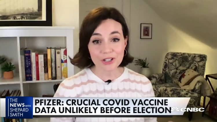 Pfizer says there are not enough Covid cases yet to see if the vaccine works