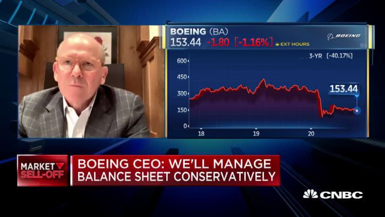 Boeing CEO David Calhoun on liquidity and the 737 Max