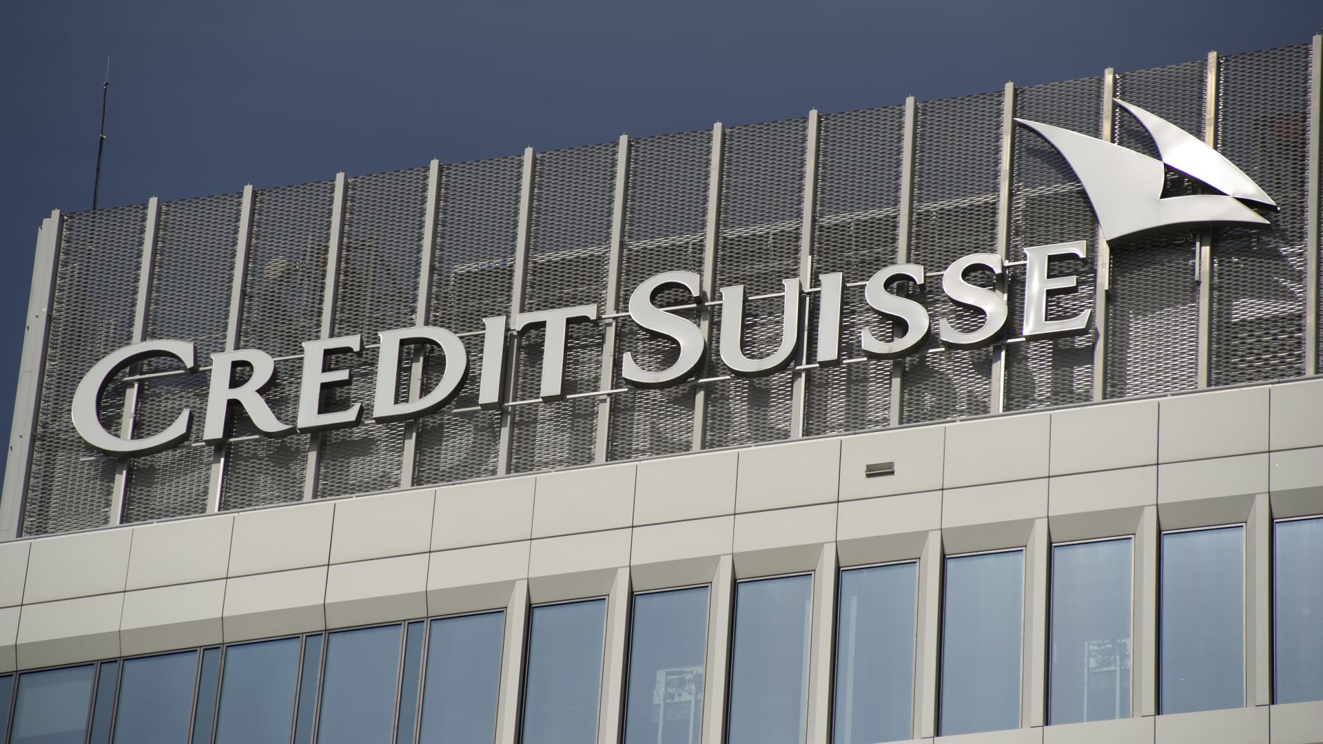 Credit Suisse bank.