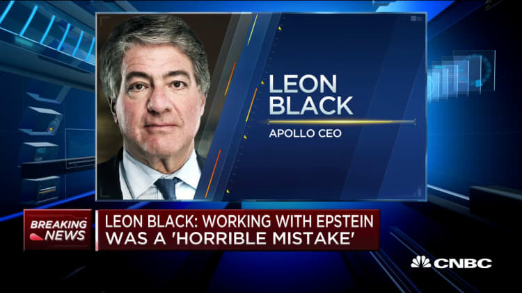 Apollo's Leon Black: Working with Epstein was a 'horrible mistake'