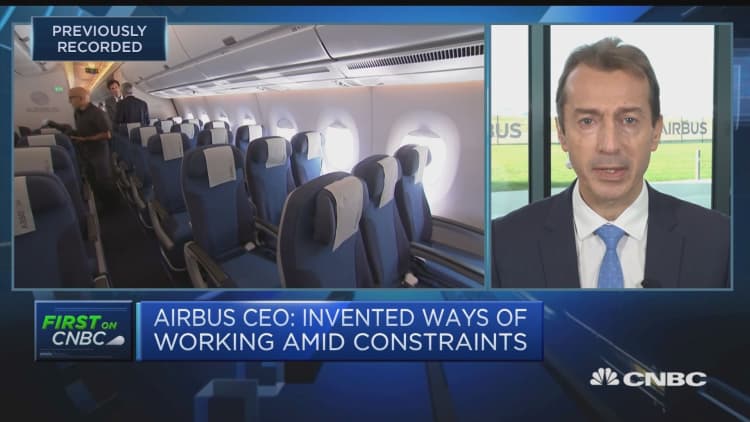 'We have not given up' between phases of pandemic, says Airbus CEO after Q3 net loss