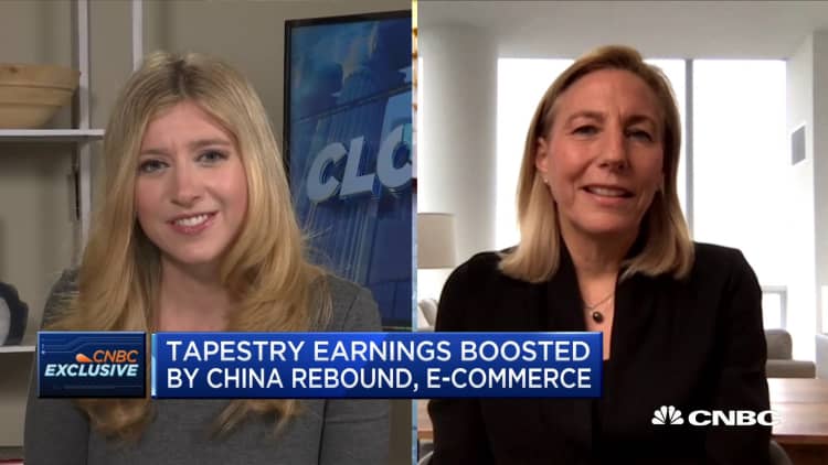 Tapestry CEO on earnings, e-commerce and demand from China