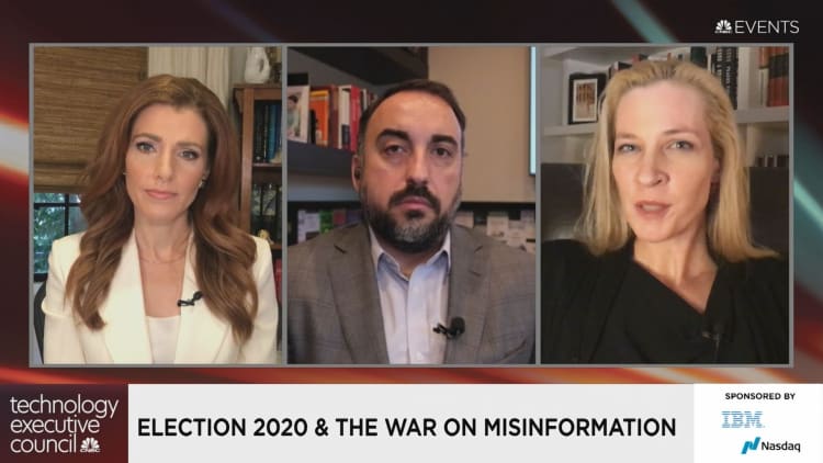 Election 2020 and the War on Misinformation – Alex Stamos and Alexis Wichowski at CNBC TEC Summit