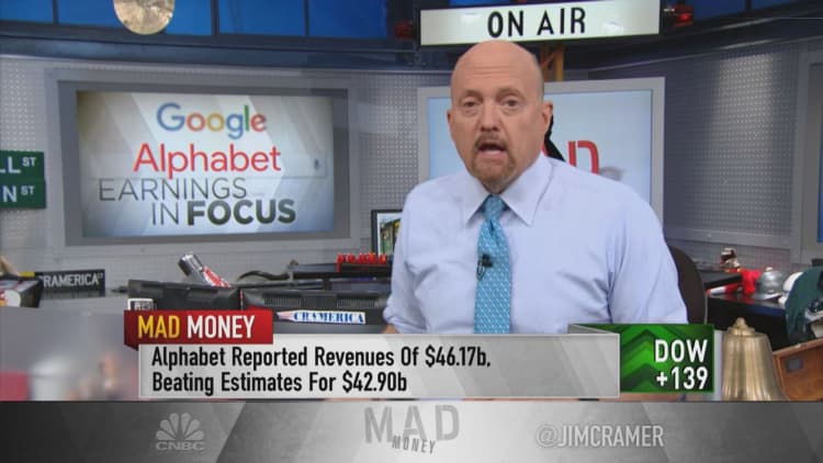Cramer reacts to Amazon, Alphabet, Apple and Facebook earnings