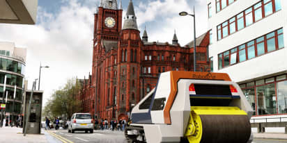 In the UK, researchers are developing autonomous vehicles to repair roads