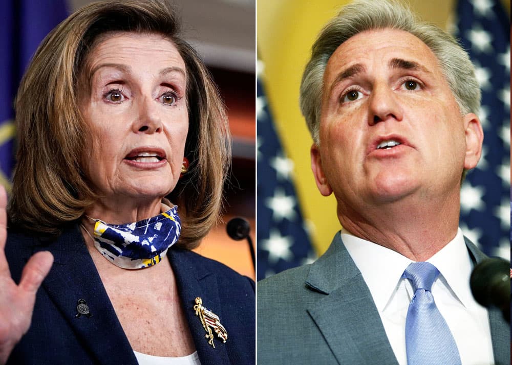 Pelosi, McCarthy big-money donors start giving early toward House races, with chamber up for grabs