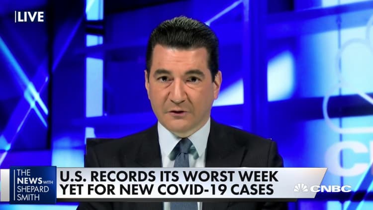 We will probably have 100,000 new Covid-19 cases a day soon: Dr. Scott Gottlieb