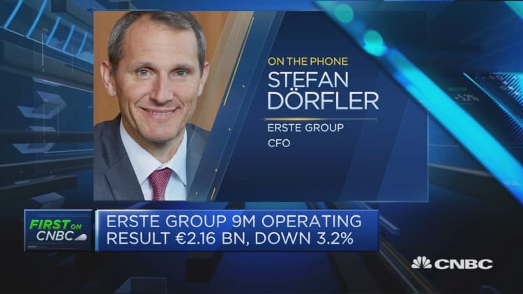 Erste Group sees 'solid and strong quarter,' CFO says
