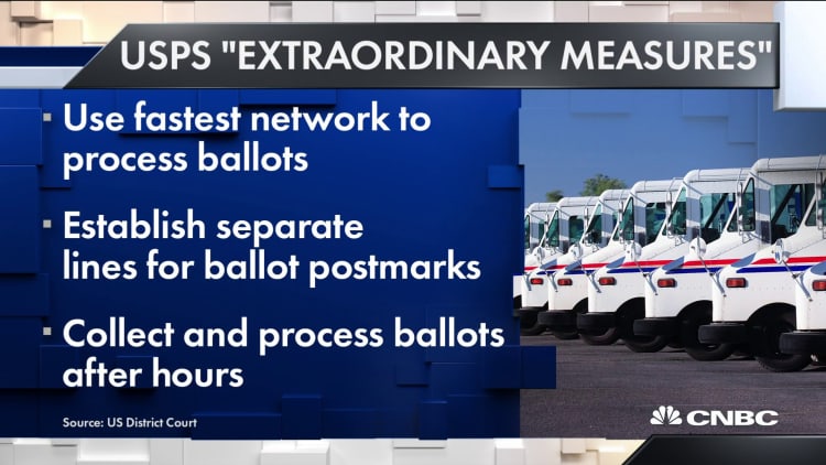 USPS is taking 'extraordinary measures' to expedite ballots before Tuesday's election