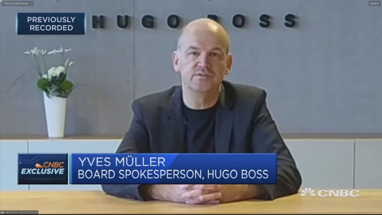 Expect continuing strong growth in online, Hugo Boss says