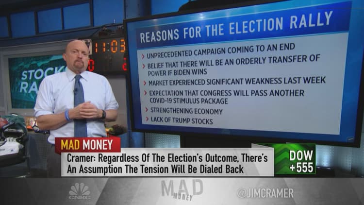 Cramer's takeaways from Election Day trade: 'a bizarrely bullish session'