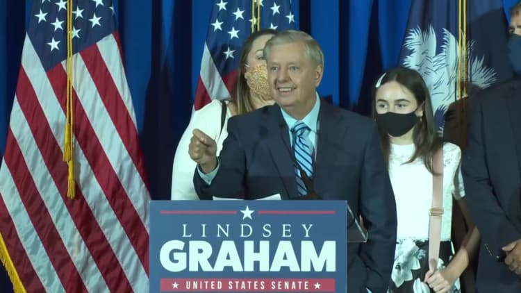 Sen. Lindsey Graham declares victory in South Carolina Senate race