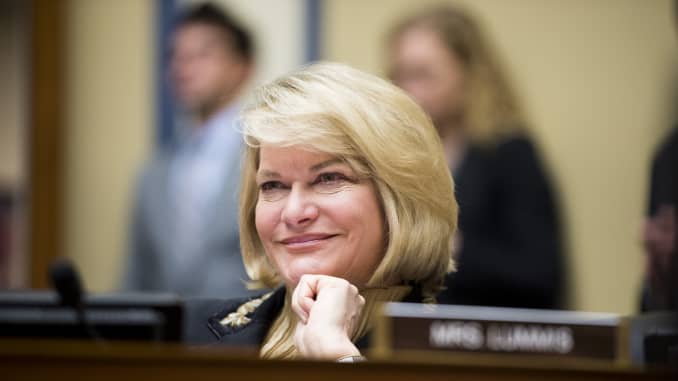 Rep. Cynthia Lummis, R-Wyo., participates in the House Oversight and Government Reform Committee hearing on "Inspectors General: Independence, Access and Authority" on Tuesday, Feb. 3, 2015.