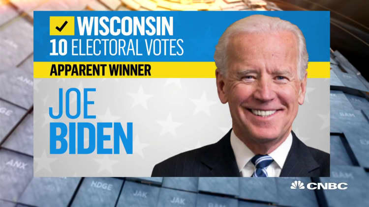 NBC declares Joe Biden the apparent winner of Wisconsin, in tight race