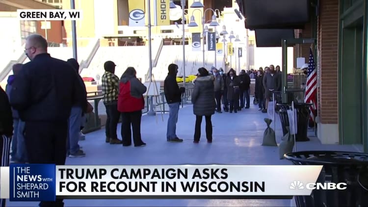 Trump campaign goes to court in Penna., Wisc. and Mich.