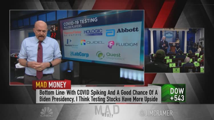 Cramer on four coronavirus testing stocks worth owning