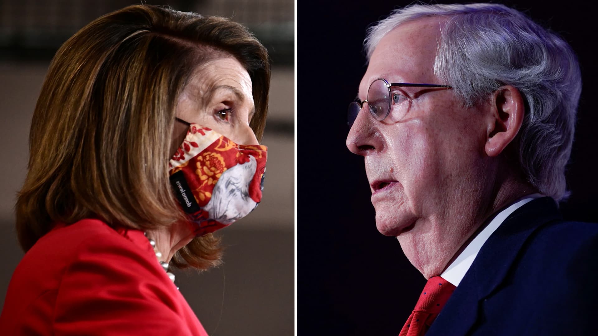 Speaker of the House Nancy Pelosi and Senate Majority Leader Mitch McConnell.