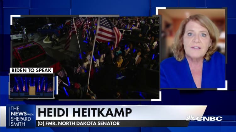 Former Senator Heitkamp: Biden will have to restore norms to the White House