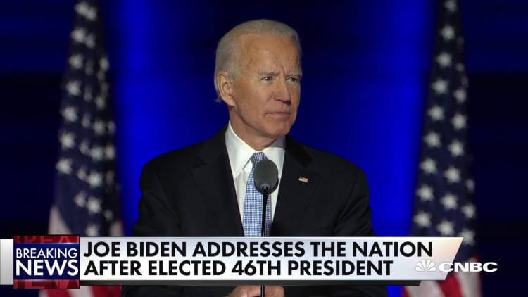 President-Elect Joe Biden: The people of this nation delivered us a clear victory