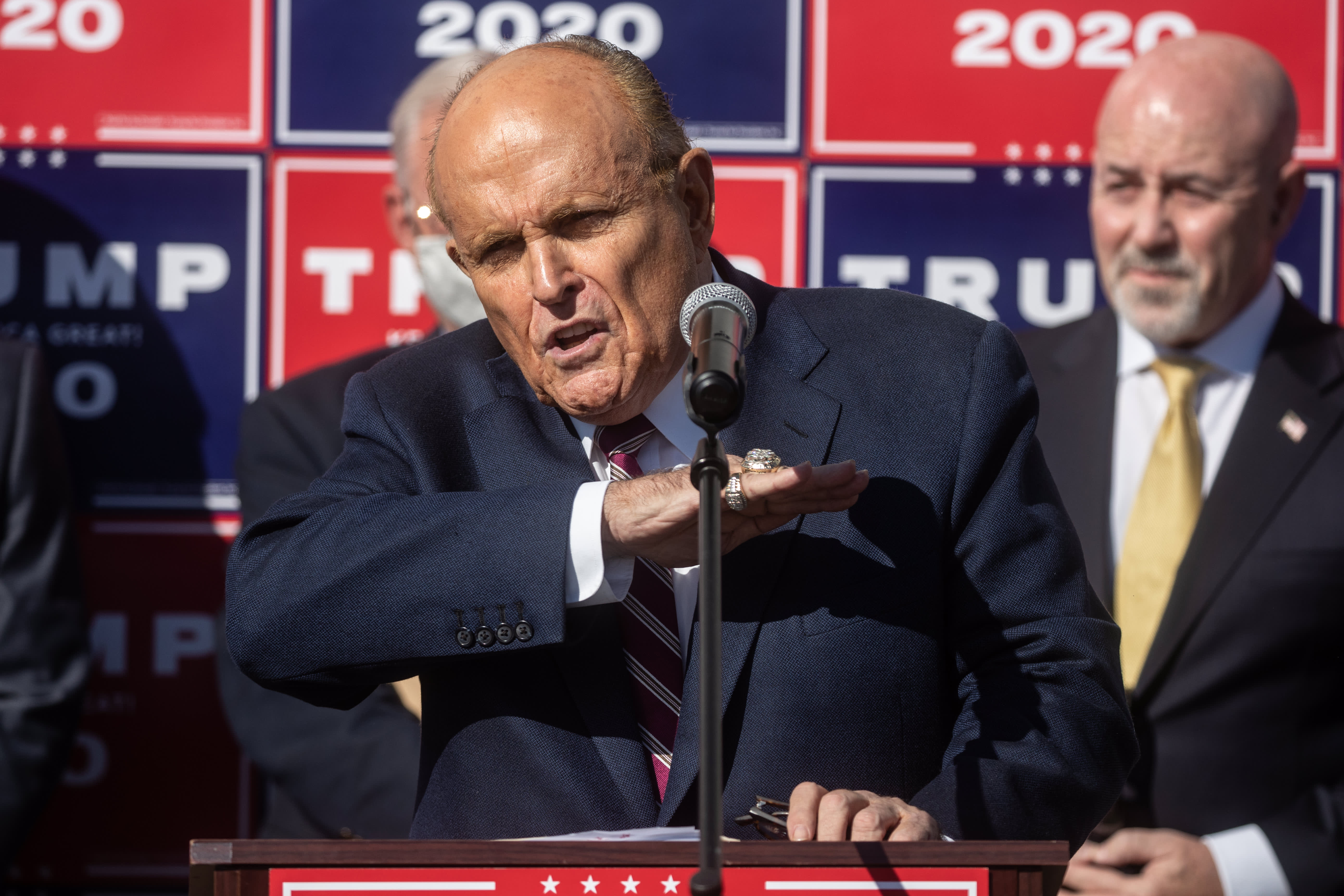 Trump Lawyer Rudy Giuliani Joins Pennsylvania Challenge To Biden Win