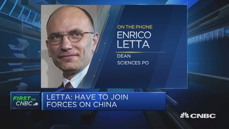 Future of U.S.-Europe relationship will be 'better,' former Italian Prime Minister Letta says