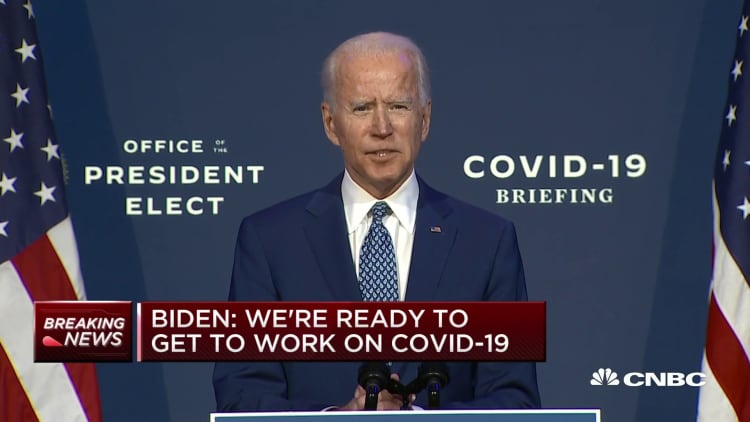 President-elect Joe Biden on Covid-19: We're still facing a very dark winter