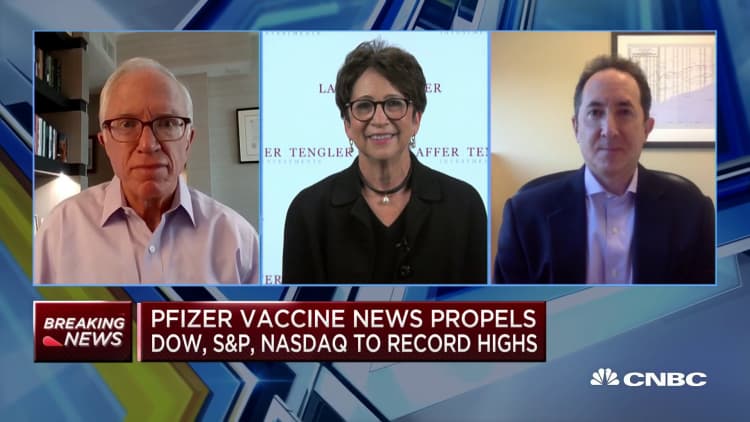 Vaccine distribution is still unknown, stick with barbell approach: Nancy Tengler