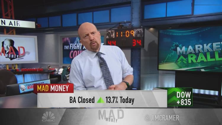 Cramer expects a 'multiday sell-off in the Covid names'