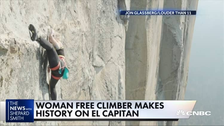 Woman free climber makes history on El Capitan