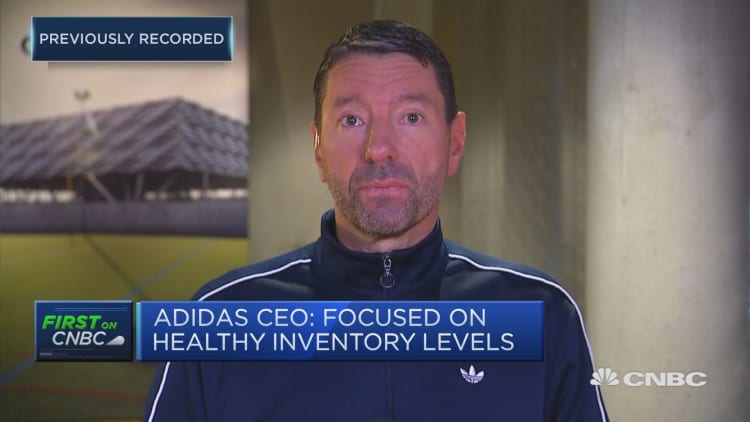 Adidas second and third quarter earnings are a 'great step in the right direction', CEO says