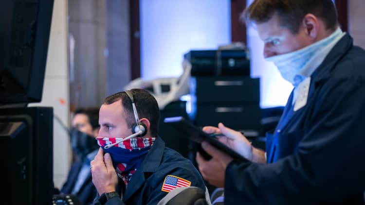 Stocks set for lower open amid investors' concerns over stimulus and Covid