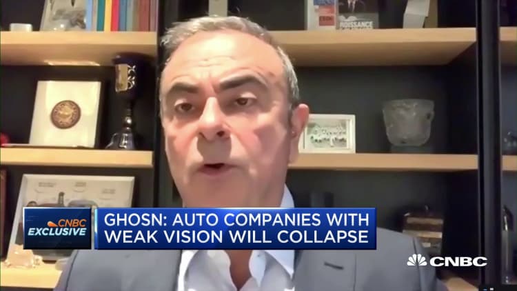 Carlos Ghosn: Covid will accelerate auto industry consolidation, companies with weak vision will collapse