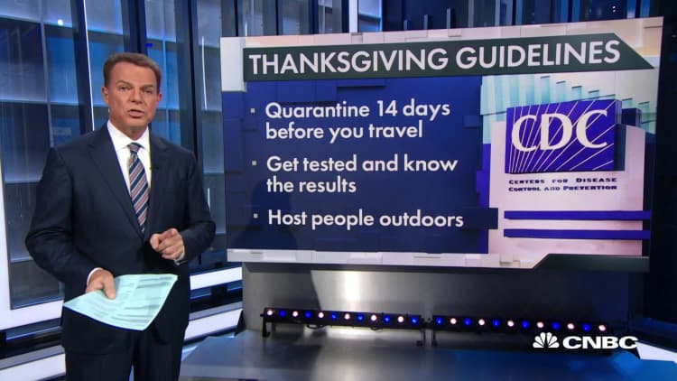 Thanksgiving guidelines from the CDC