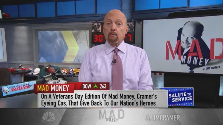 Jim Cramer recognizes vet hiring programs at Starbucks, Target, Home Depot and more companies