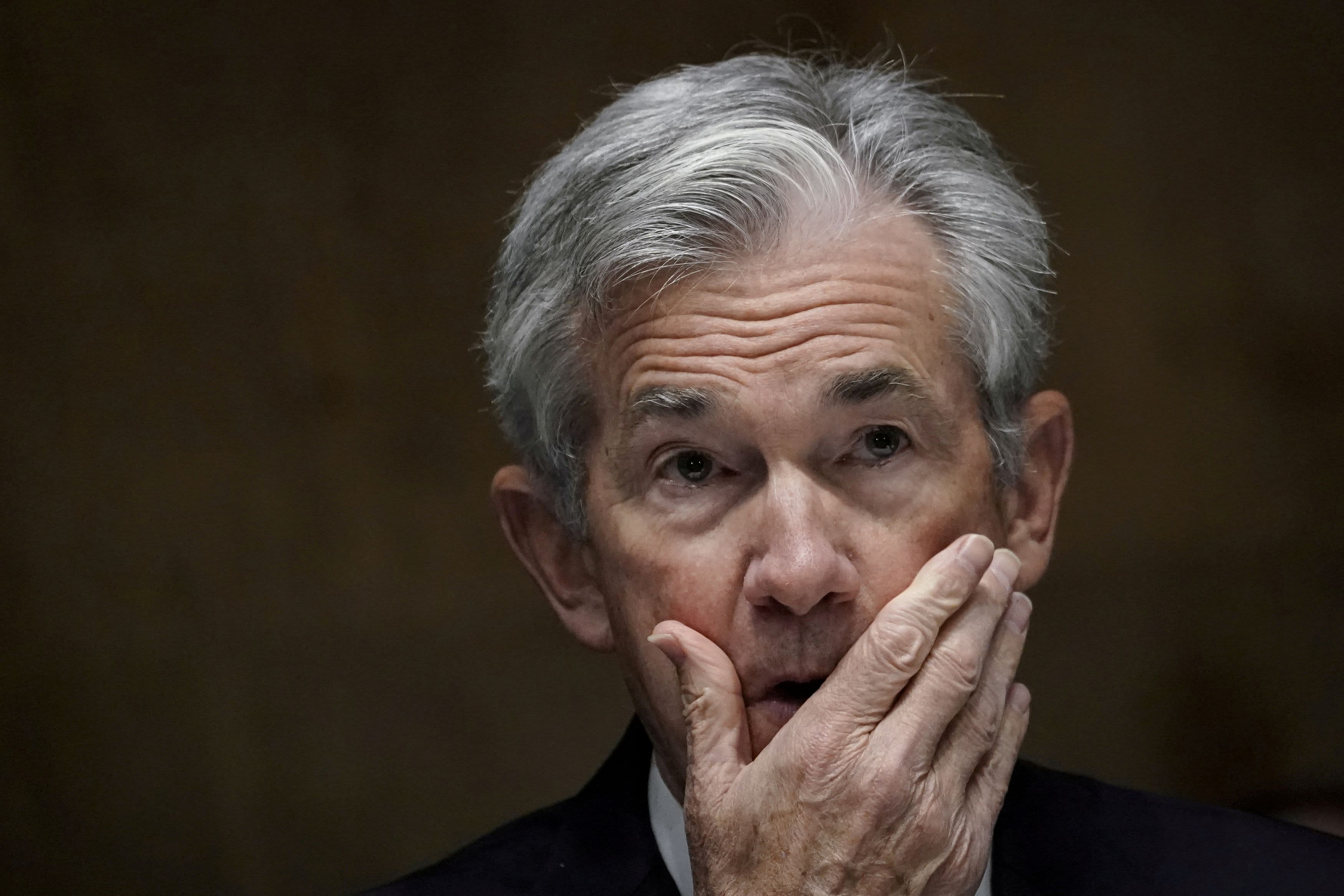 Look at Fed Chairman Jerome Powell in a question and answer on the economy