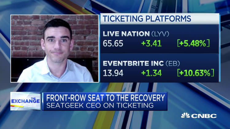SeatGeek CEO on live sports ticketing recovery