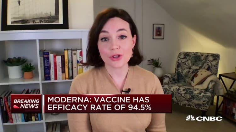 Moderna: Covid-19 vaccine has efficacy rate of 94.5%