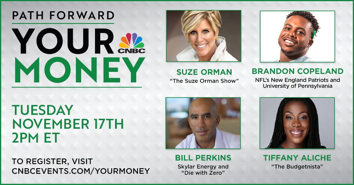 Suze Orman, NFL’s Brandon Copeland, & more at CNBC Your Money Summit