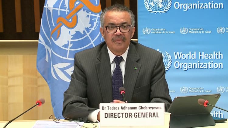 WHO chief: Countries leaving the coronavirus unchecked are playing with fire