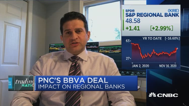 Trading Nation: PNC, BBVA rise on $11.6B acquisition