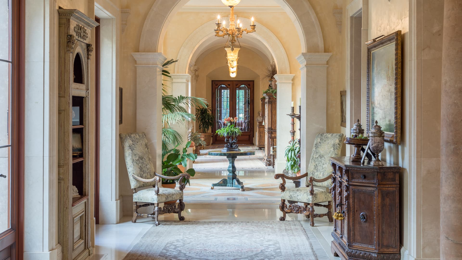 Interior view of Villa Firenze