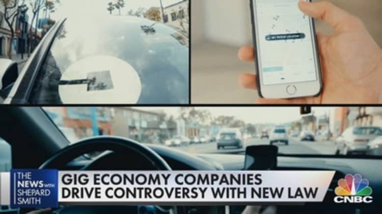 Gig economy companies like Uber, Lyft and Instacart helped write Prop 22