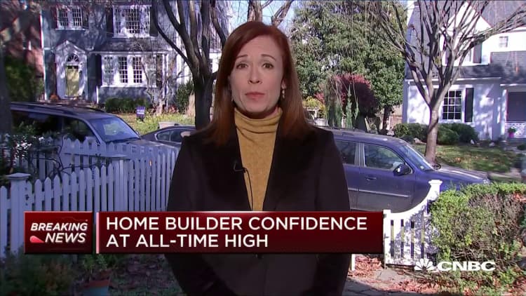 Home builder confidence reaches all-time-high