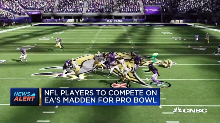 NFL players will compete on EA's Madden for this year's Pro Bowl
