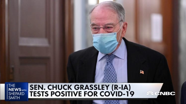 Sen. Chuck Grassley tests positive for Covid-19