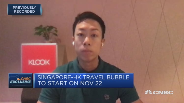Klook: 'Really excited' about Hong Kong-Singapore air travel bubble