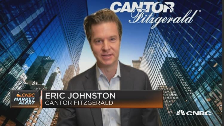 Cantor Fitzgerald's Eric Johnston: We're going to see a "small sell-off over the next few weeks"