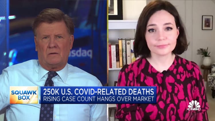 United States surpasses 250,000 Covid-related deaths as case counts continue to rise